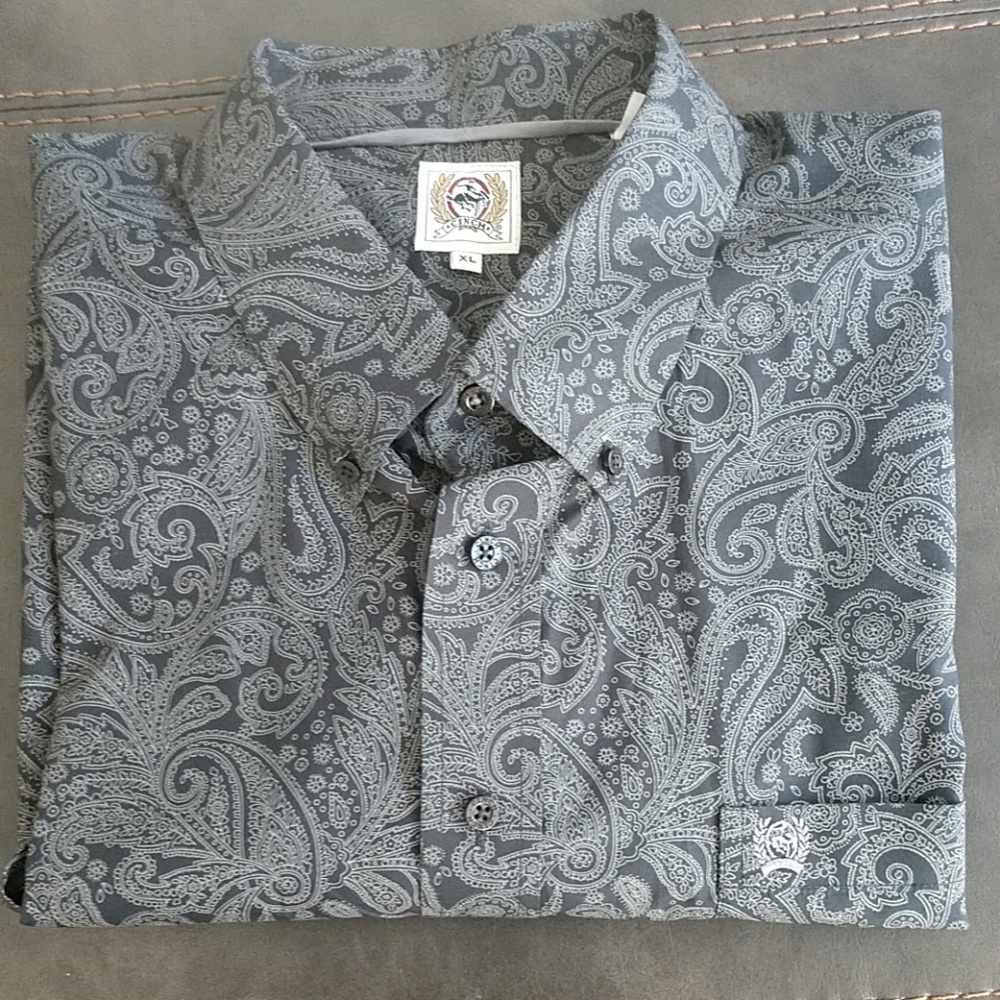 Cinch button down